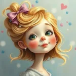 a small hair girl