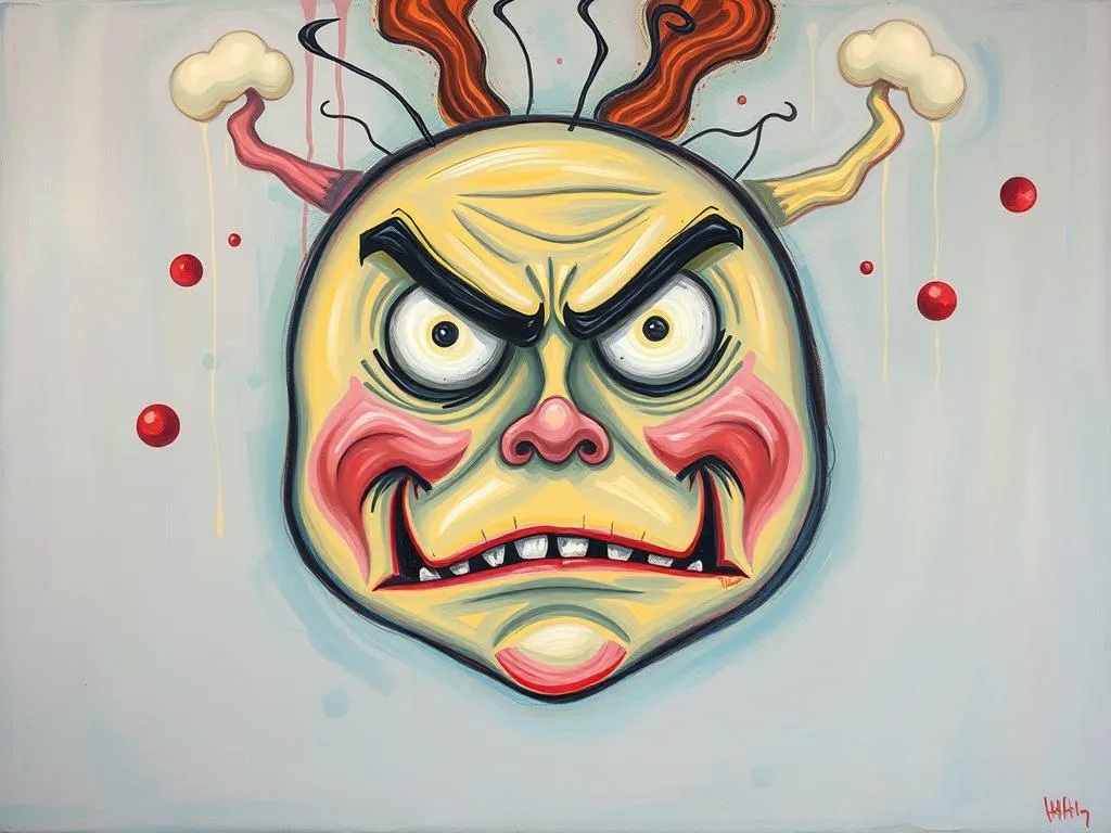 angry face dream symbolism