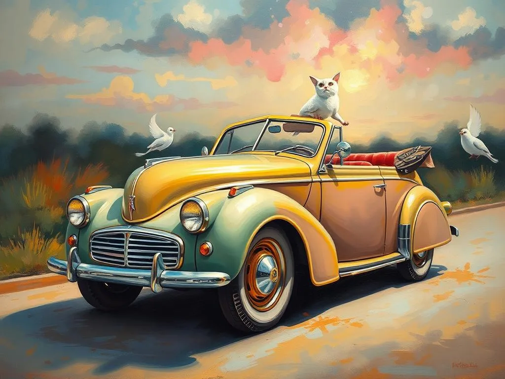 antique car dream symbolism