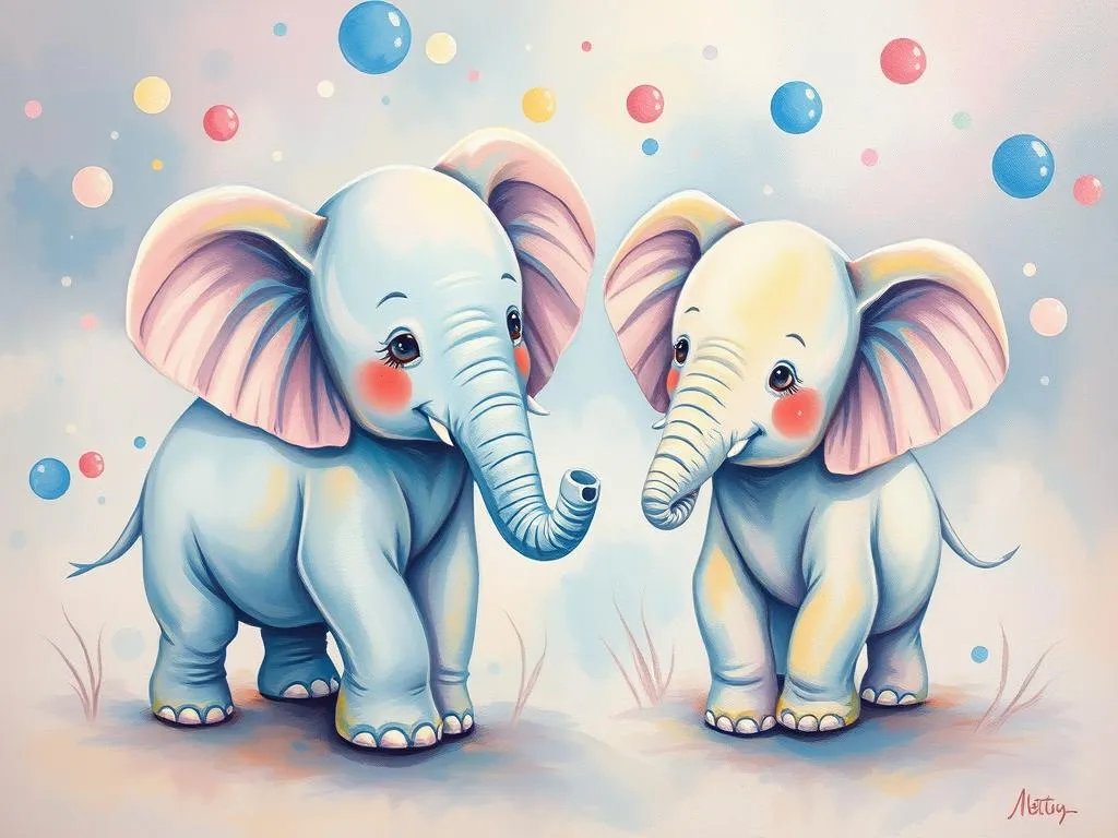 baby elephants in dreams