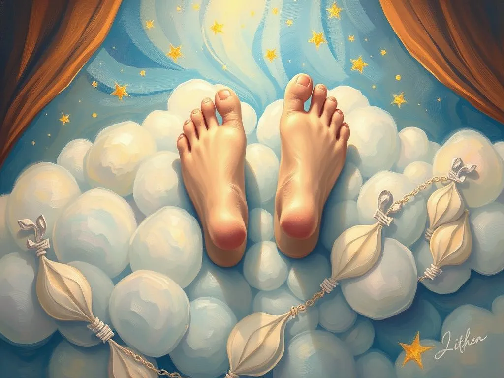 bare feet in dreams