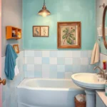 bathroom with previous owners items dream symbolism
