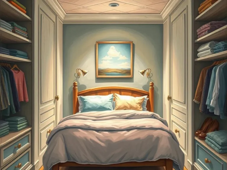 Bed in Closet: Unpacking the Hidden Spaces of Your Mind