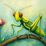big green grasshopper dream meaning