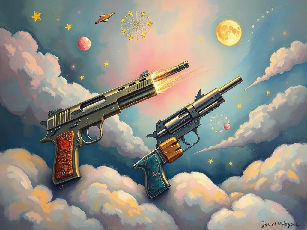 big guns in dreams understanding the symbolism