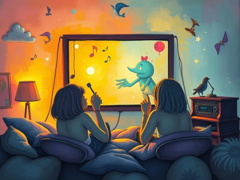 Big Screen Playing Music Video in Dreams