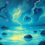 bioluminescent water in dreams