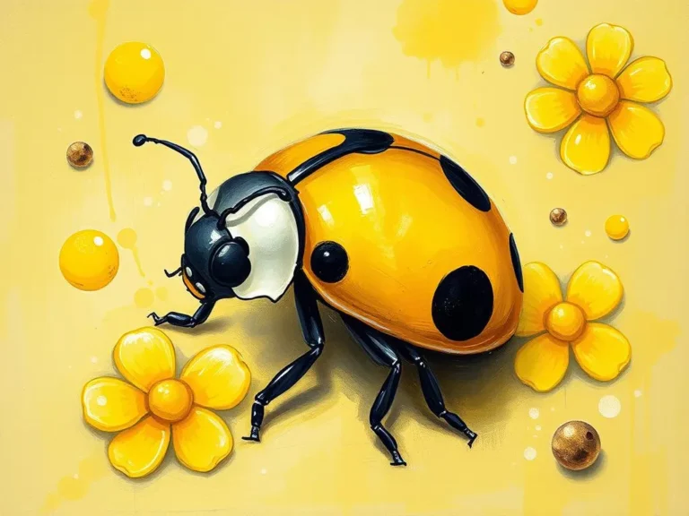 Black and Yellow Ladybug Dream Symbol