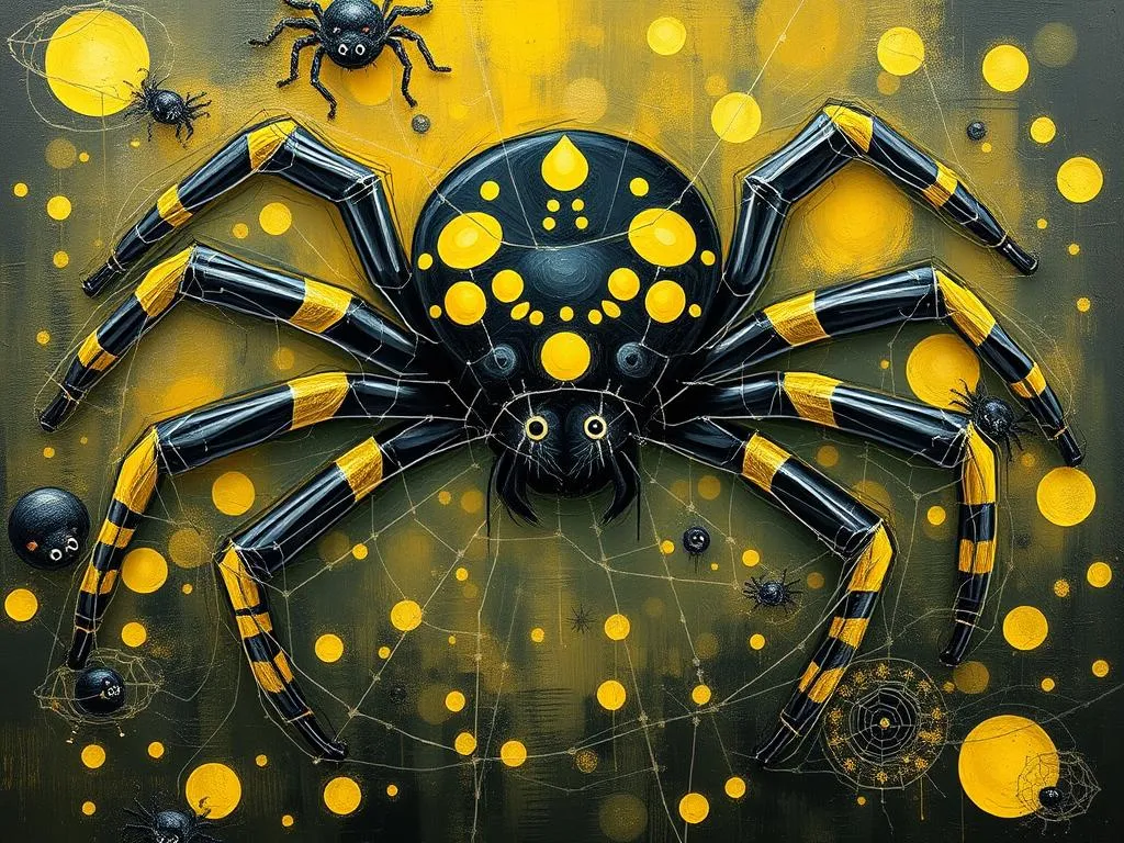 black and yellow spider dream interpretation
