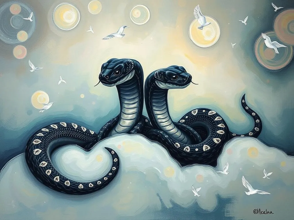 black baby cobras in dreams symbolic meaning