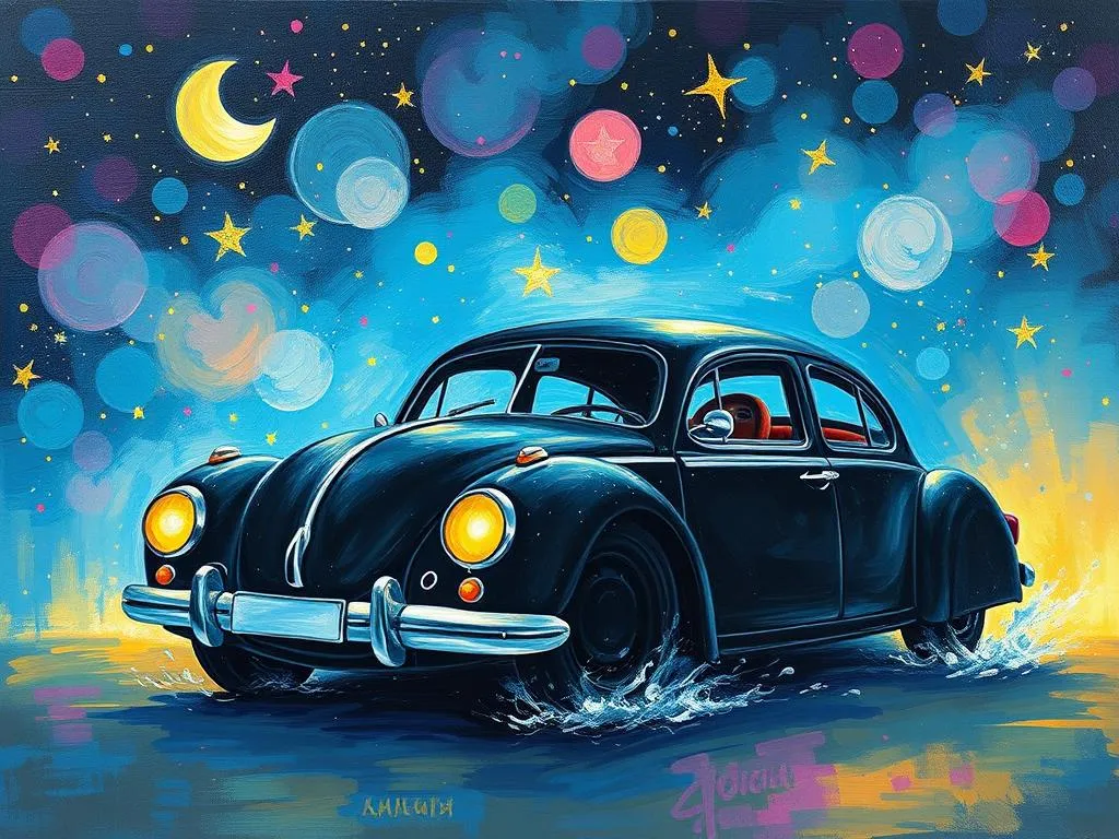 black car in dreams