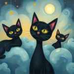 black cats in dreams