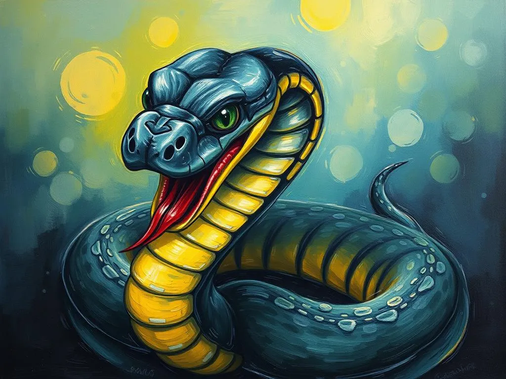 black cobra snake dream meanings