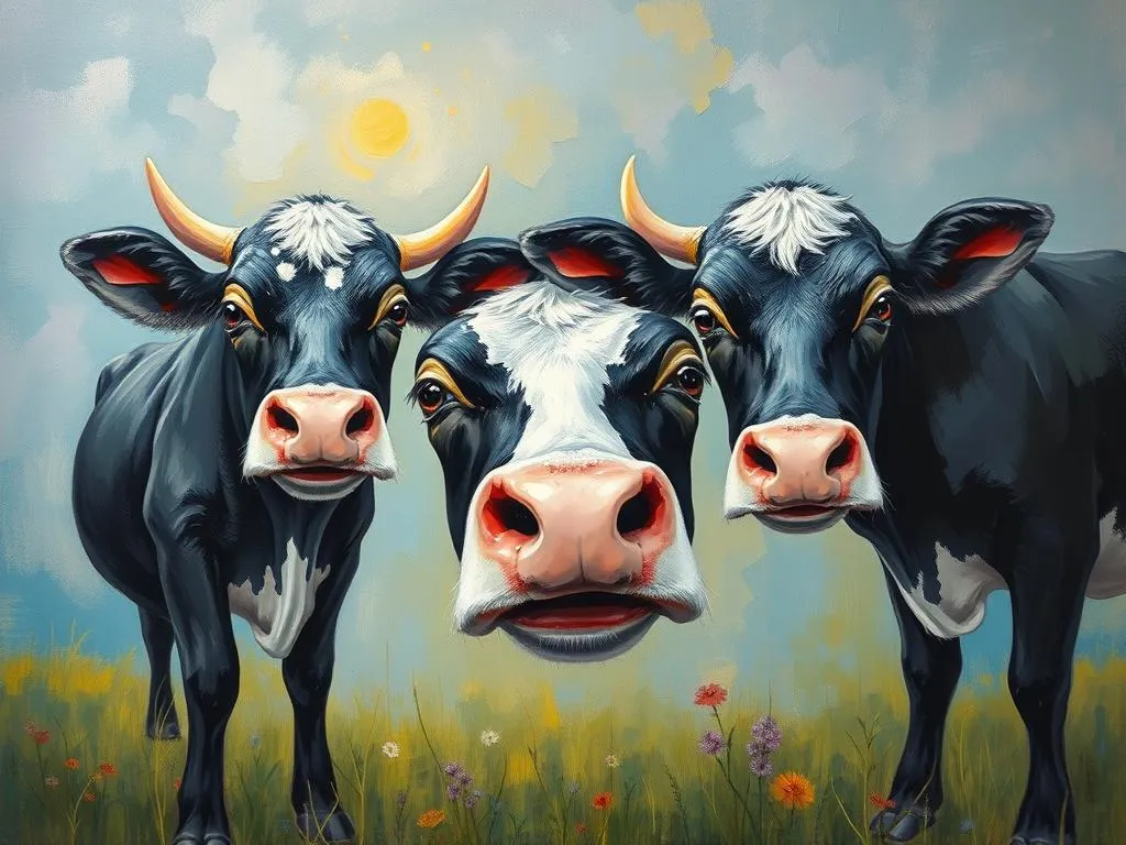black cows dream symbolism