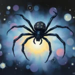 black spider dream symbolism meaning