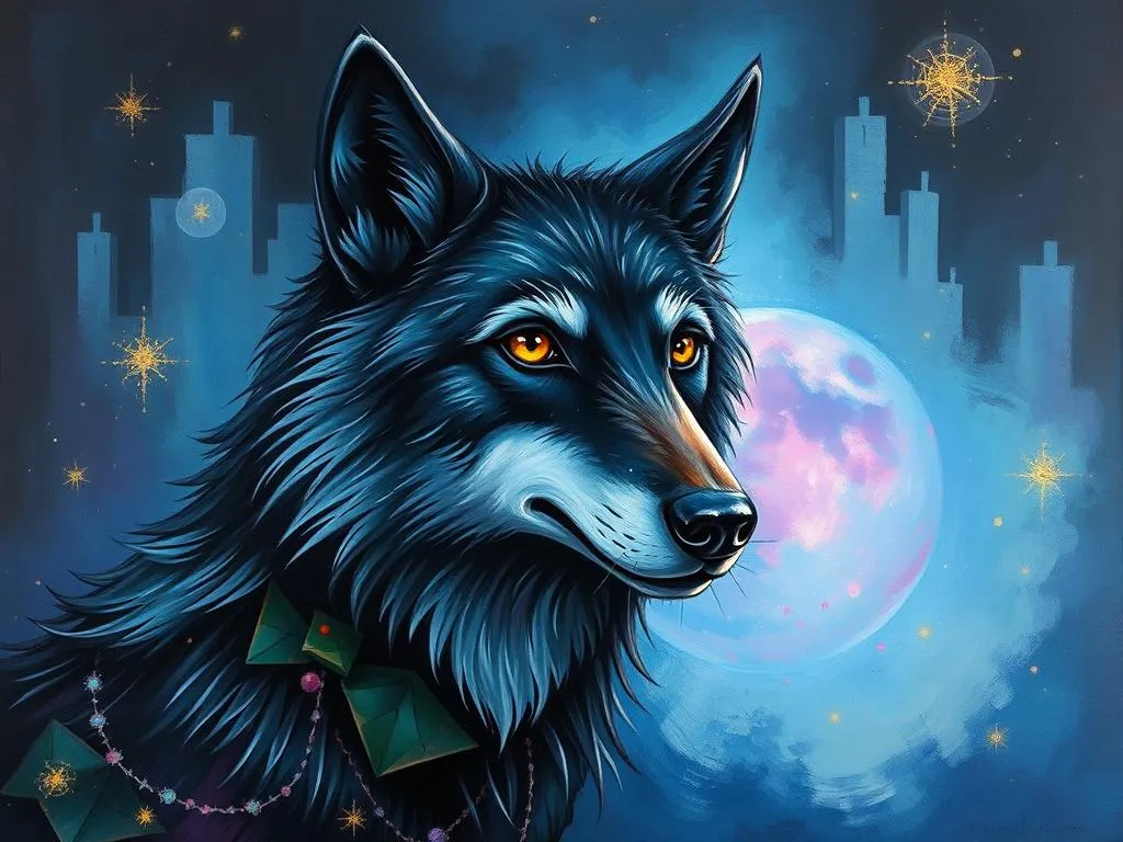 black wolf dream symbolism