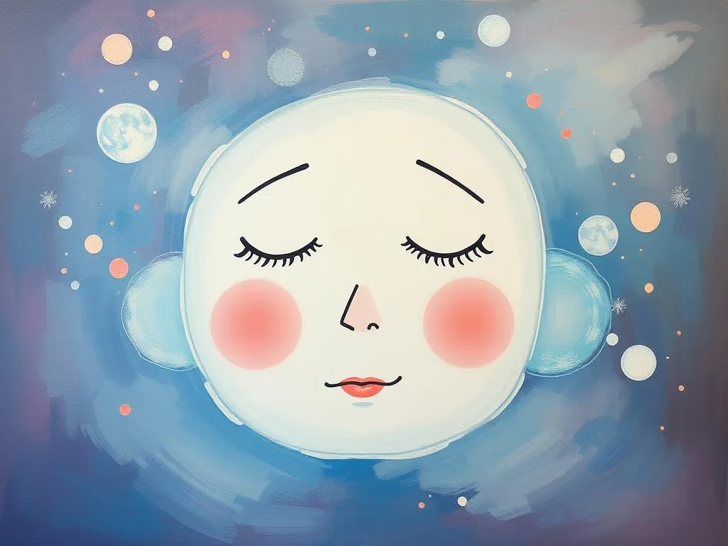 blank face in dreams