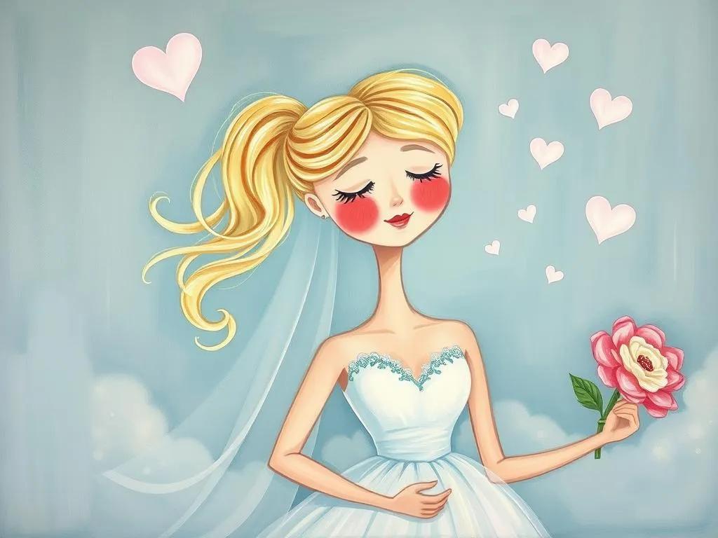 blonde bride dream symbol