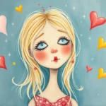 blonde girl dream symbol