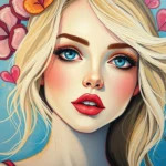 blonde woman blue eyes dream meaning