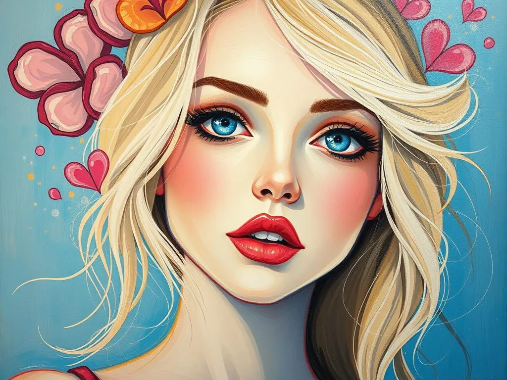blonde woman blue eyes dream meaning