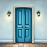 blue doors dream symbol meaning interpretation