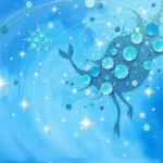 blue glitter dream symbolism