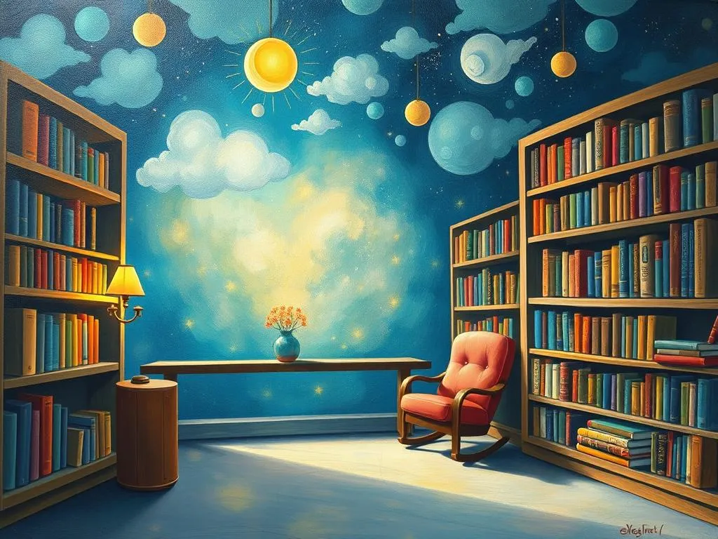 bookshelves in dreams