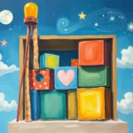 box of blocks and pole in dreams