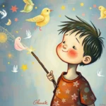 boy with stick in dreams