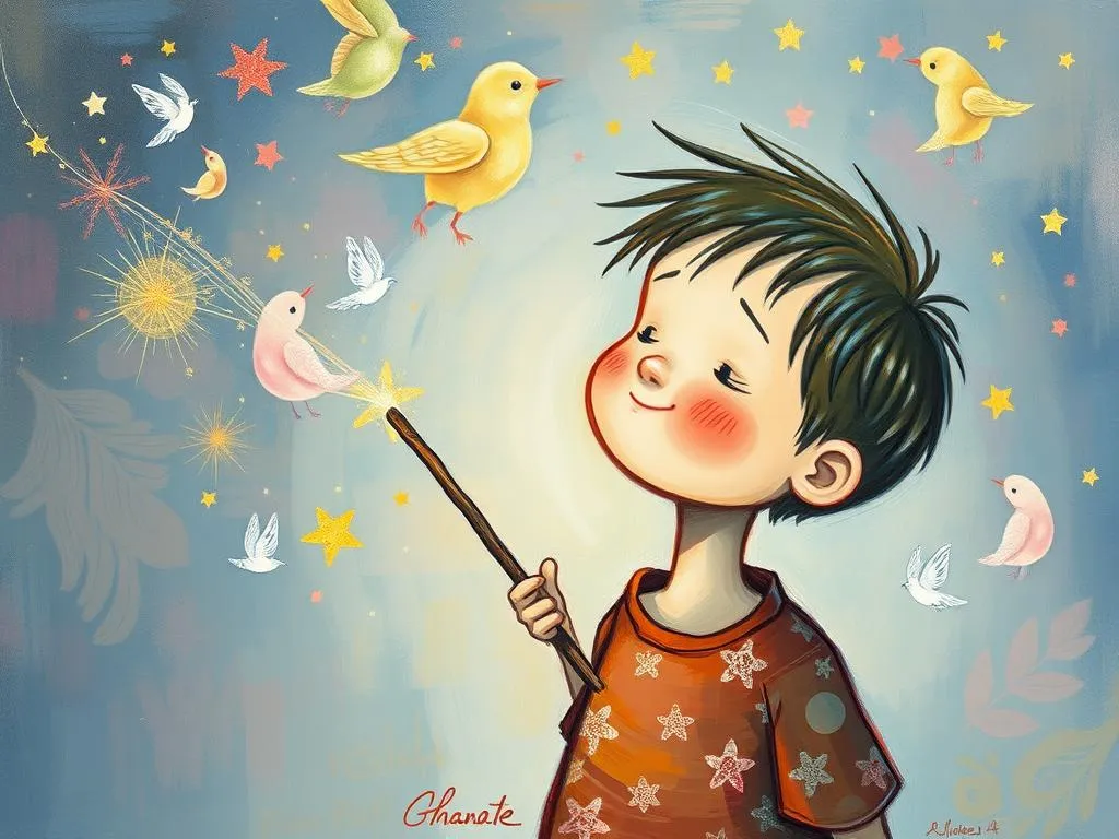 boy with stick in dreams