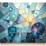 broken glass parts in dreams