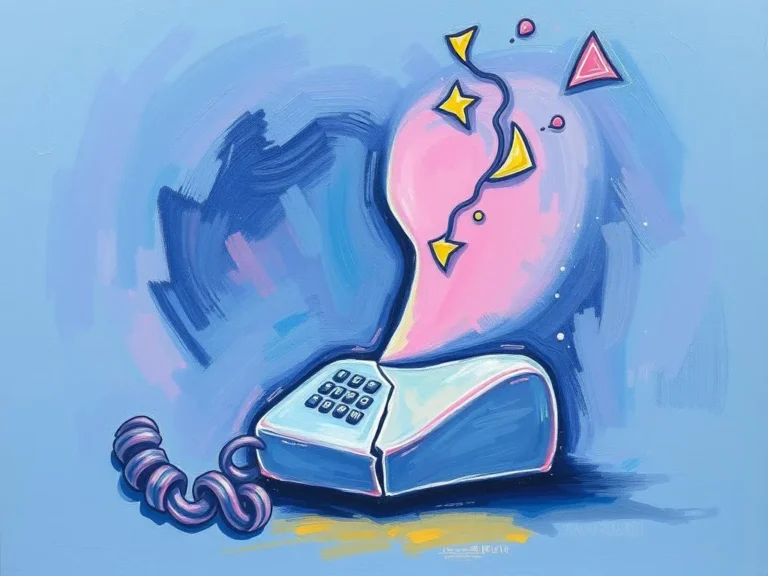 Broken Phone Symbol in Dreams: A Call for Connection