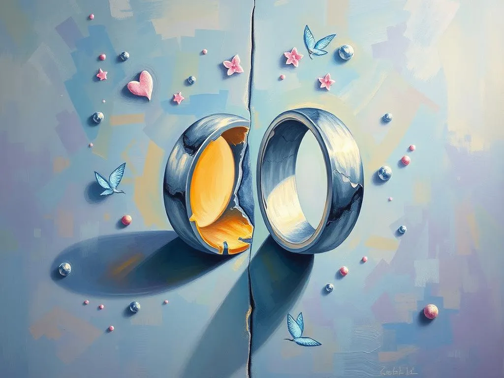 broken silver rings dream symbolism