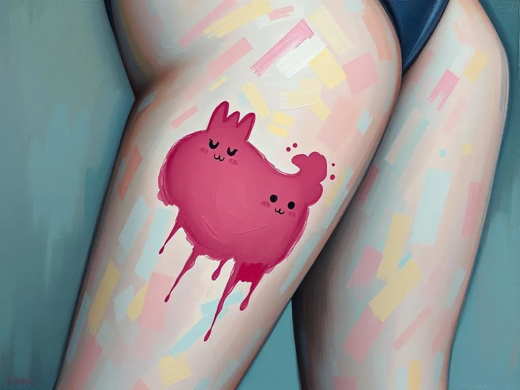 bruise on thigh dream symbol