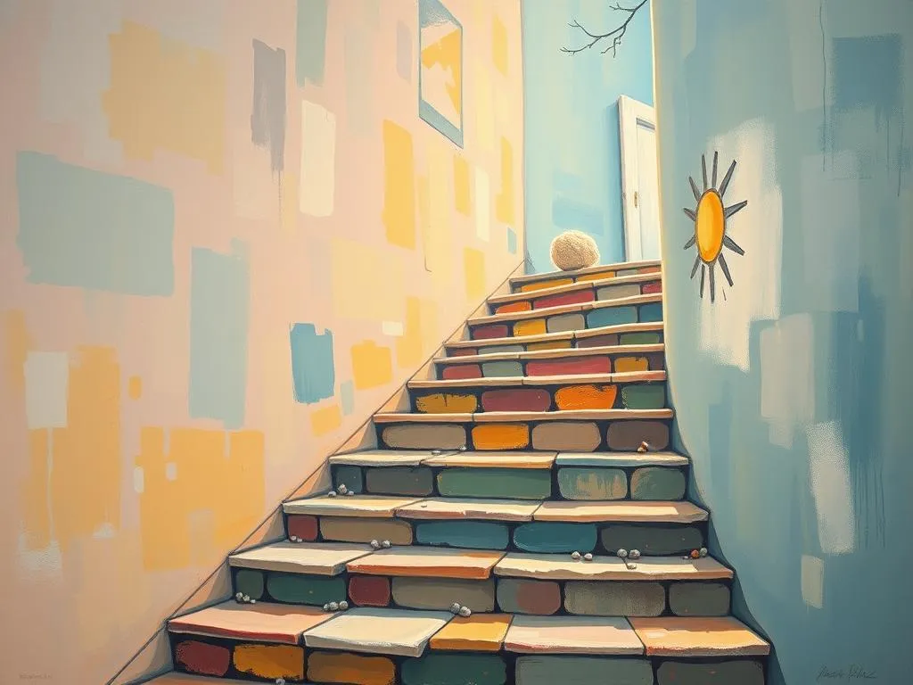 busted stairs dream meaning