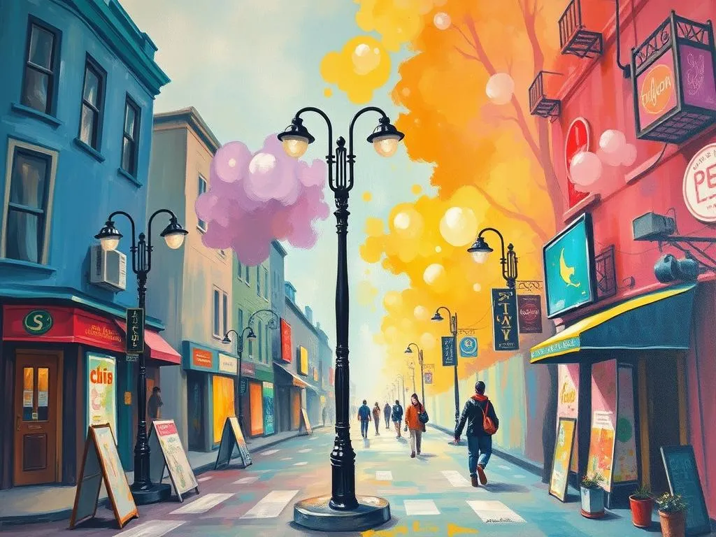 busy street dream symbol