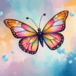 butterfly in water dream symbol