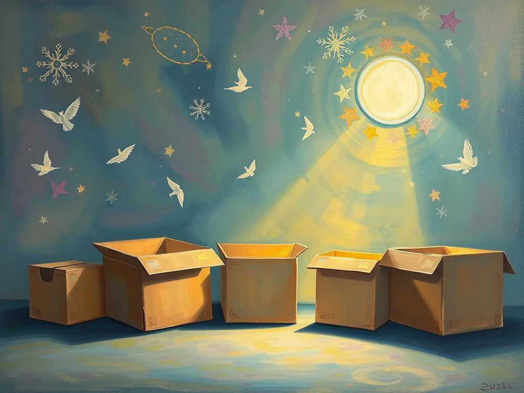 cardboard boxes in dreams meanings and symbolism