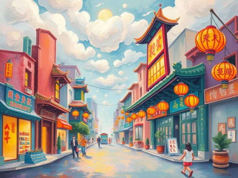Chinatown in Dream