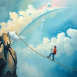 climbing a rope in a dream ascending to success or danger ahead