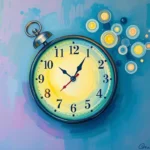 clock with lights dream symbol