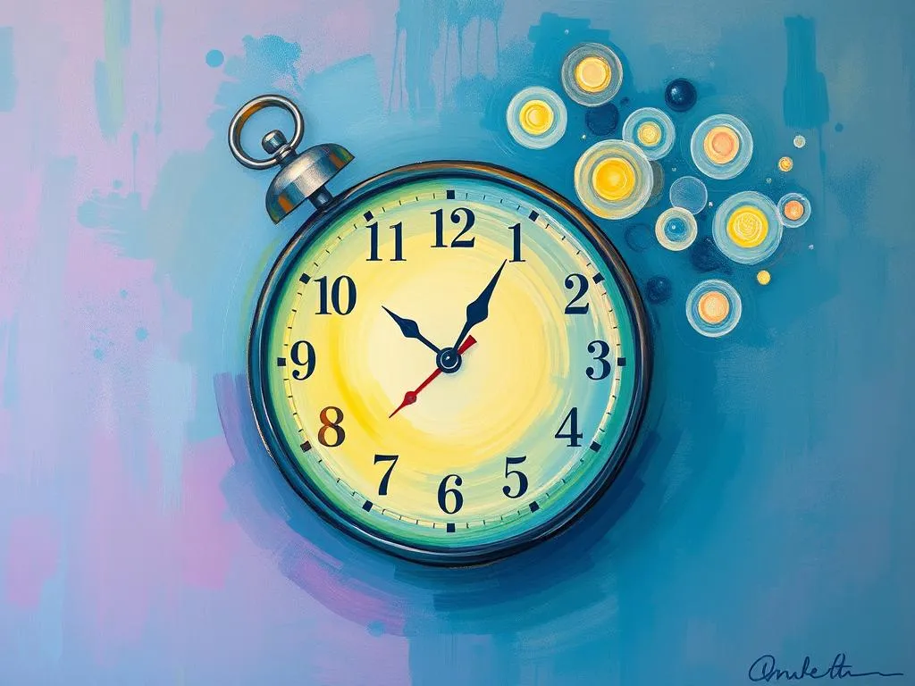 clock with lights dream symbol