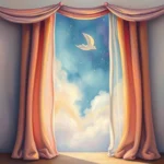 closed curtains in dreams