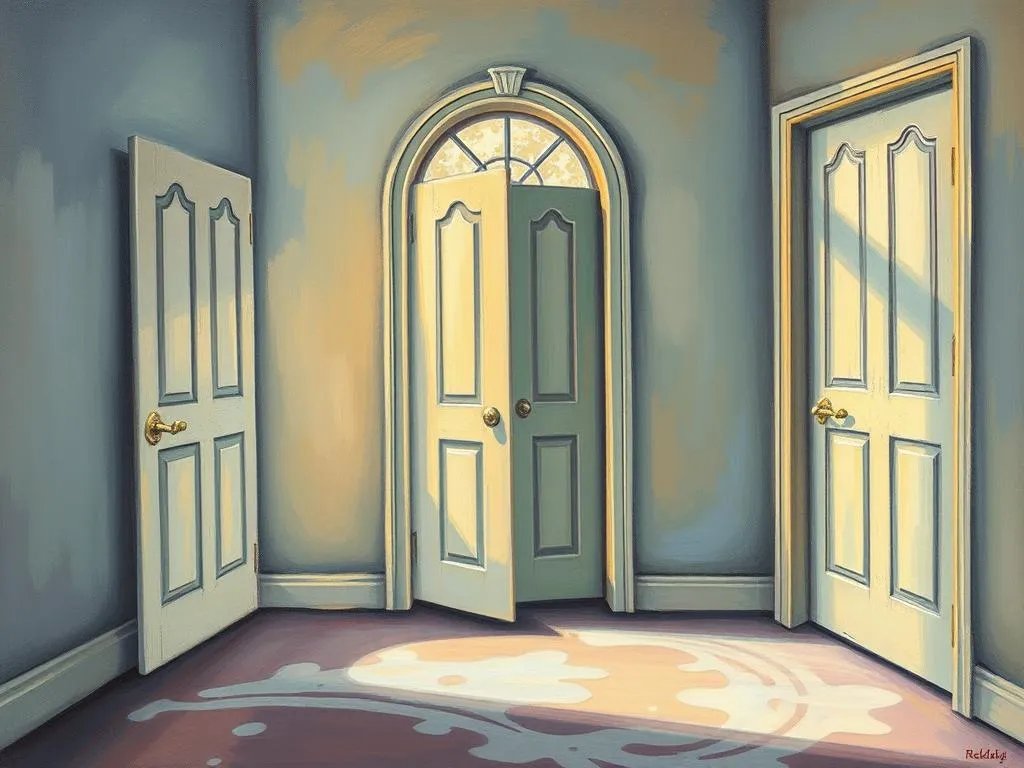 closed doors in dreams