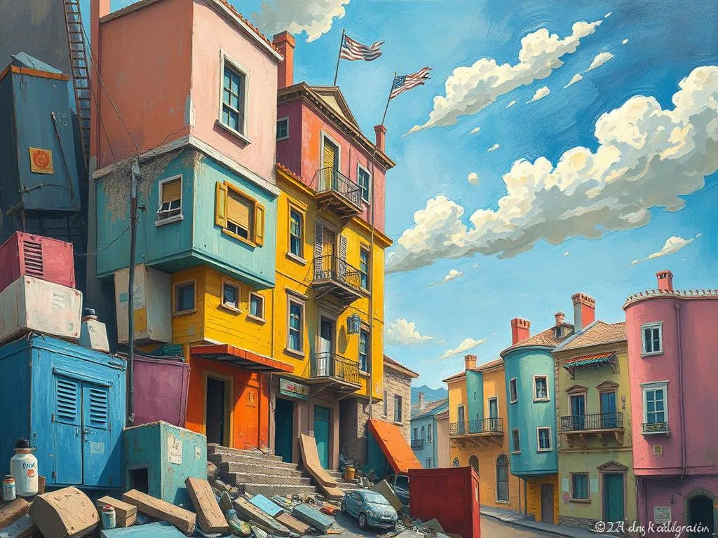collapsing buildings dream meaning