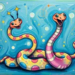 colorful snakes dream symbols