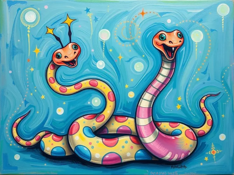 Colorful Snakes Dream Symbols