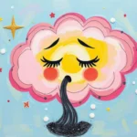 coughing black sand dream symbol
