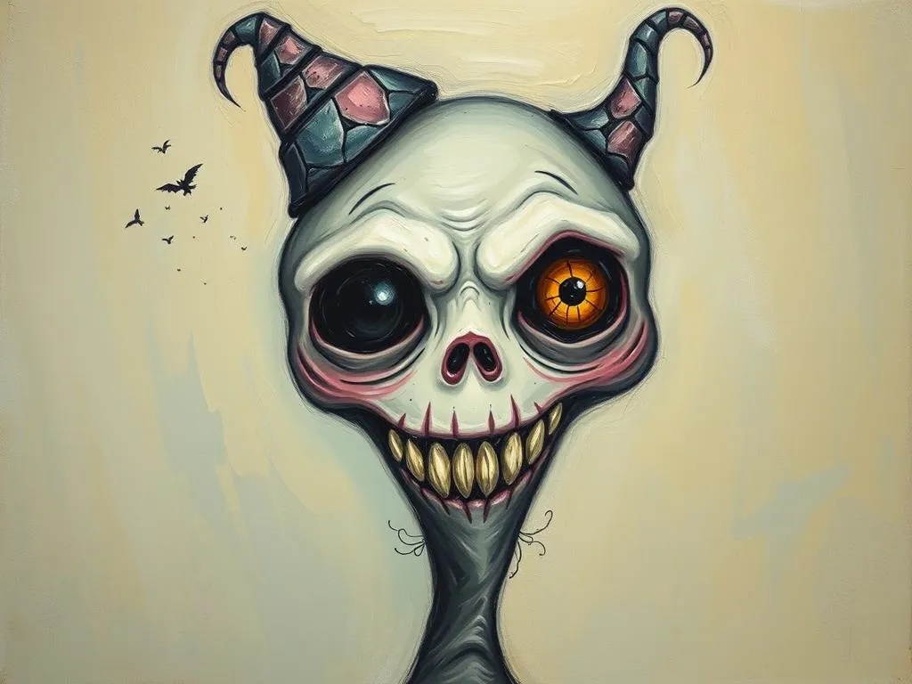 creepy looks dream symbol